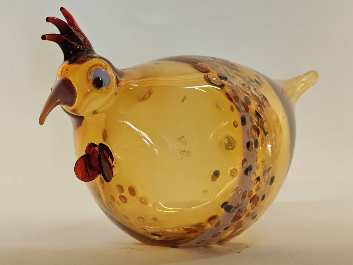 Perlhuhn aus Glas