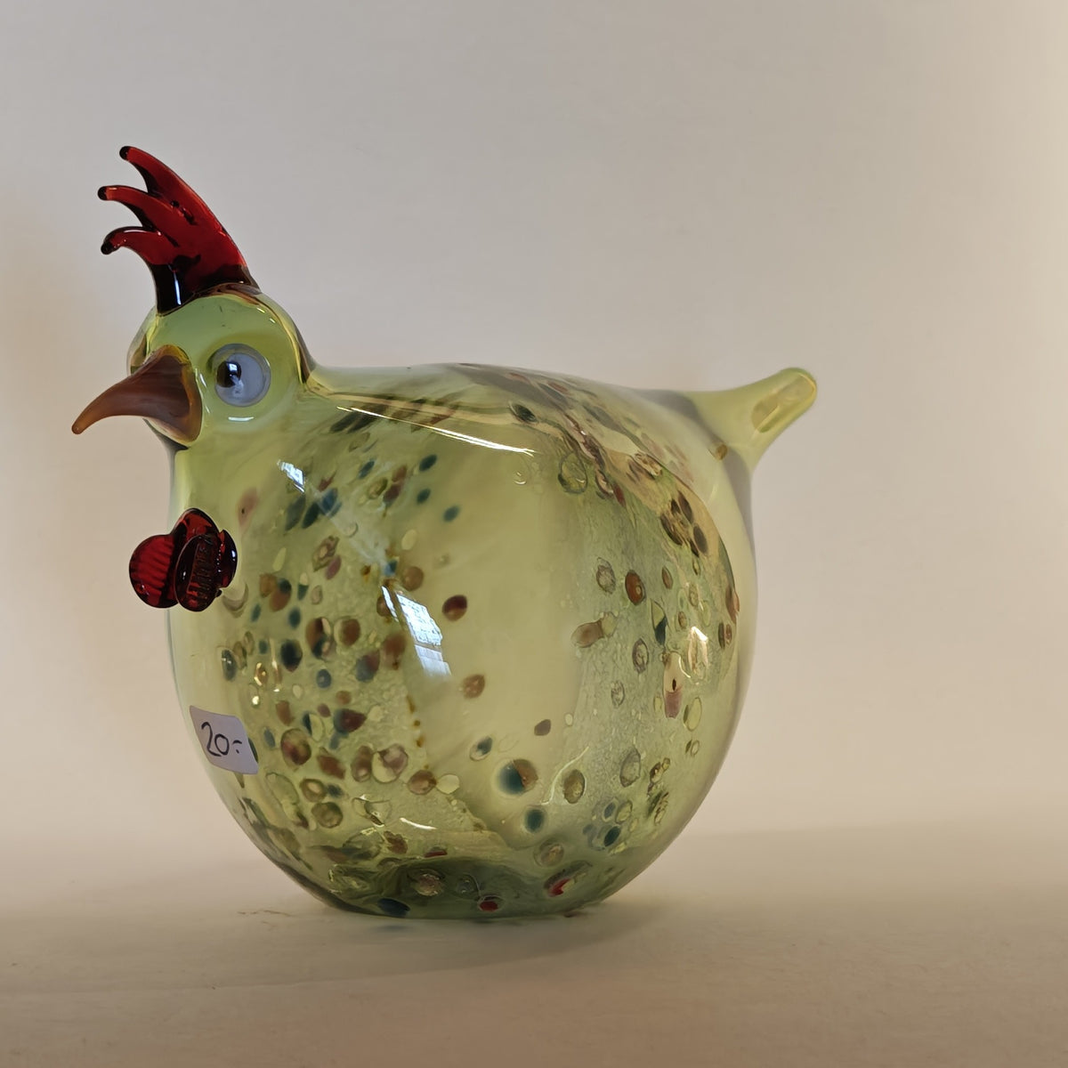 Perlhuhn aus Glas