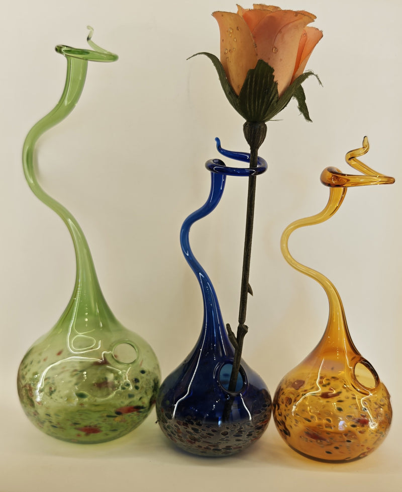 Rosenvase aus Glas